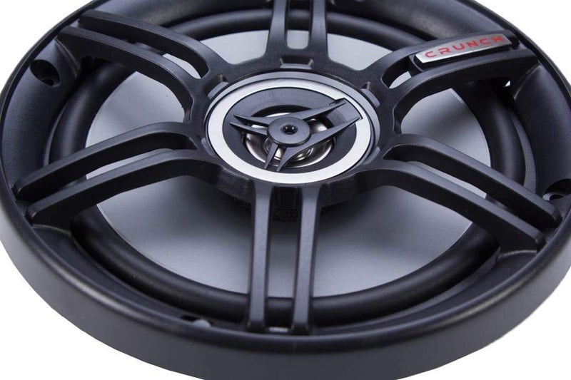 Crunch 300 Watts 6.5-Inch Coax Shallow 4 Ohms CS Speakers, Black | CS-65CXS - Image 3